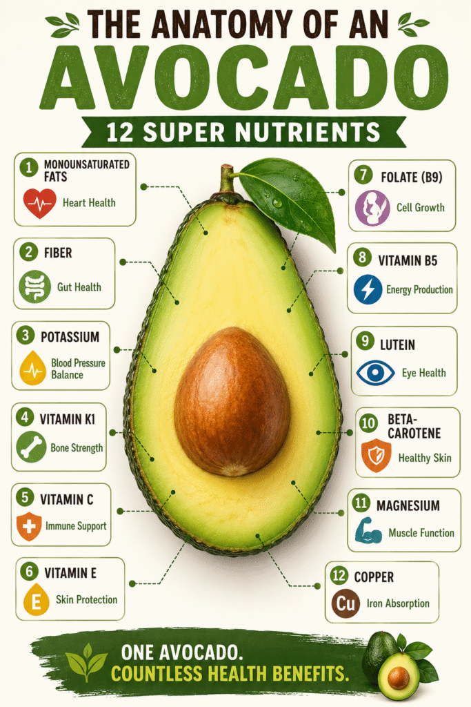 Nutrients in Avocados