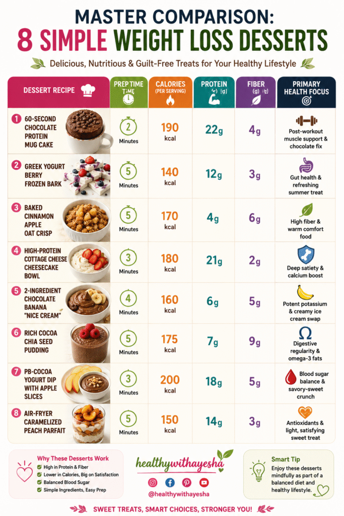 Weight Loss Desserts